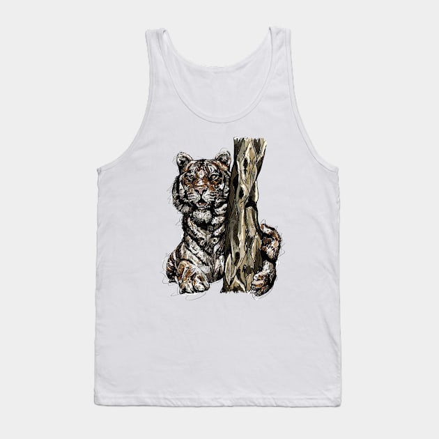 Bengal Tiger Tank Top by JuicyCreations